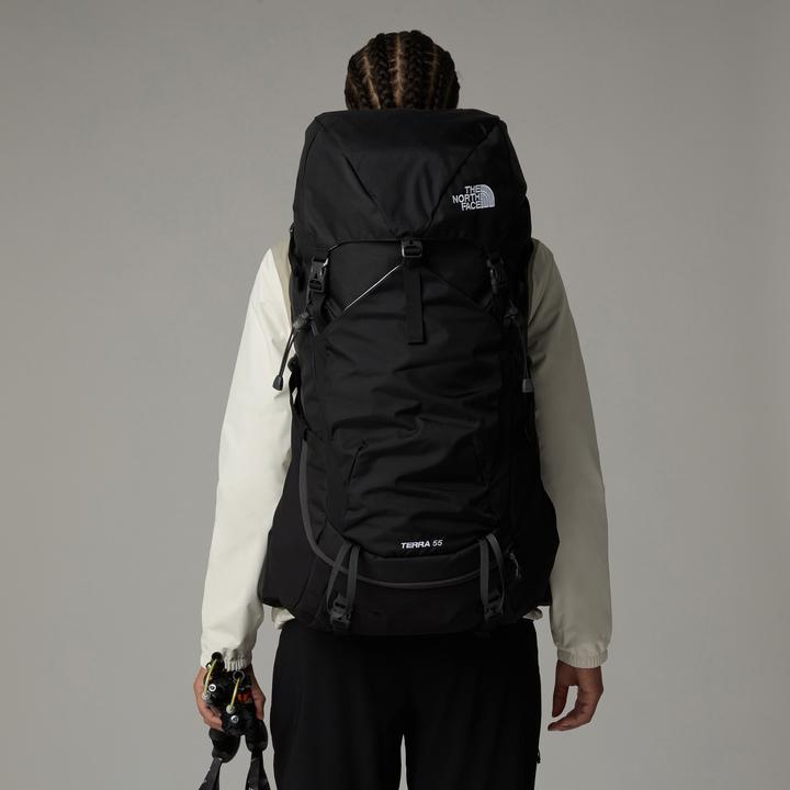 Actual product image North Face Backpack terra 55-tnf black-asphalt-grey-npf-l/xl DIE NORDWAND (55 l)