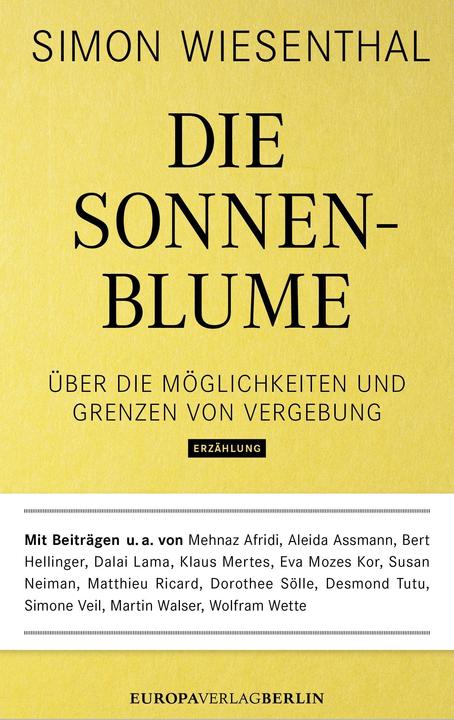 Image du produit Die Sonnenblume (Allemand, Simon Wiesenthal, 2015)