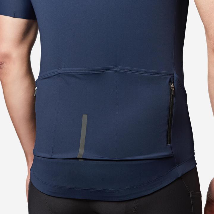 Actual product image Van rysel Rennrad Fahrradtrikot Sommer kurzarm Herren Slimfit Endurance 2 dunkelblau (L)