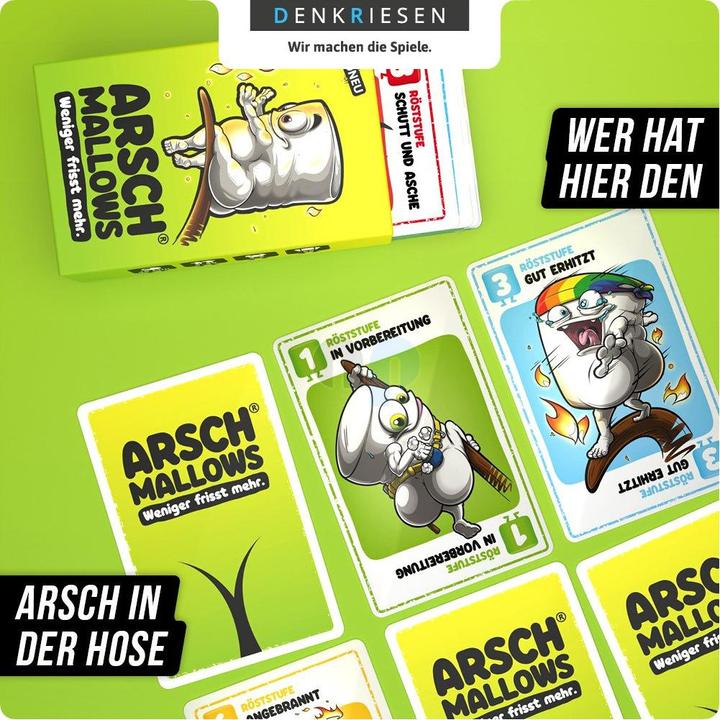 Image du produit Denkriesen Arschmallows® - "Moins On En Mange, Plus On En A" (Allemand)