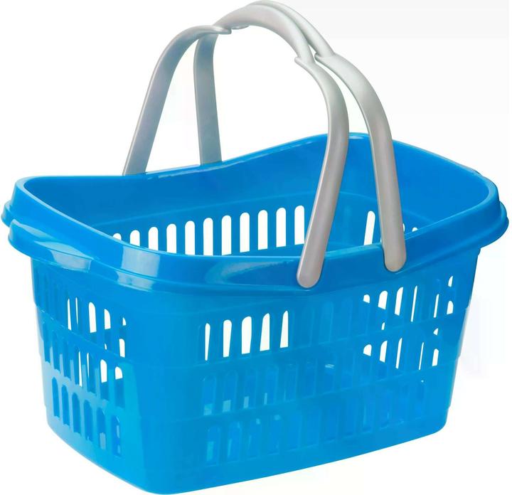 Edi Baur Einkaufskorb 18L Blau, Breite: 28 cm, Detailfarbe: Blau