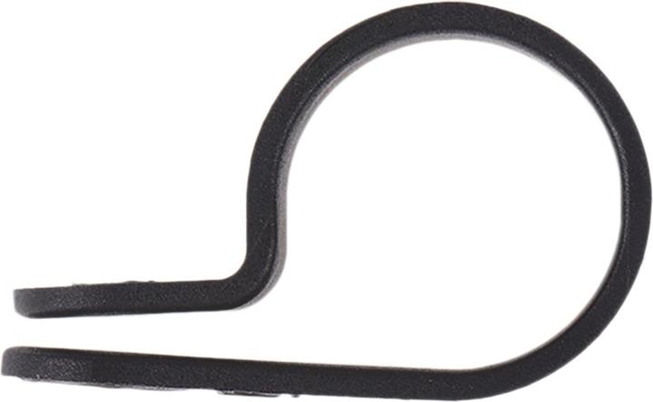 Actual product image HellermannTyton Black Nylon P-clip, 16mm Bundle Dia