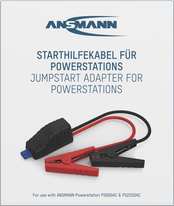 Image du produit Ansmann Powerstation Adaptateur Jumpstart PS600AC PS2200AC Câble de démarrage 8.37 mm². (500 A)