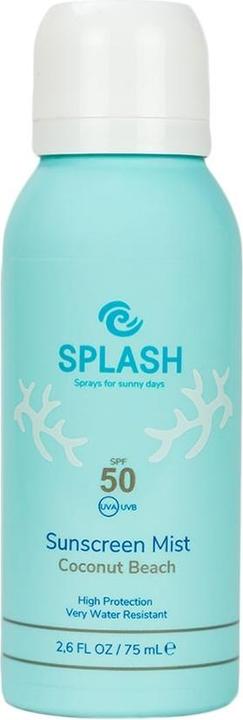 Splash Coconut Beach Sunscreen Mist SPF 50 75 ml (Sonnencreme, SPF 50, 75 ml)