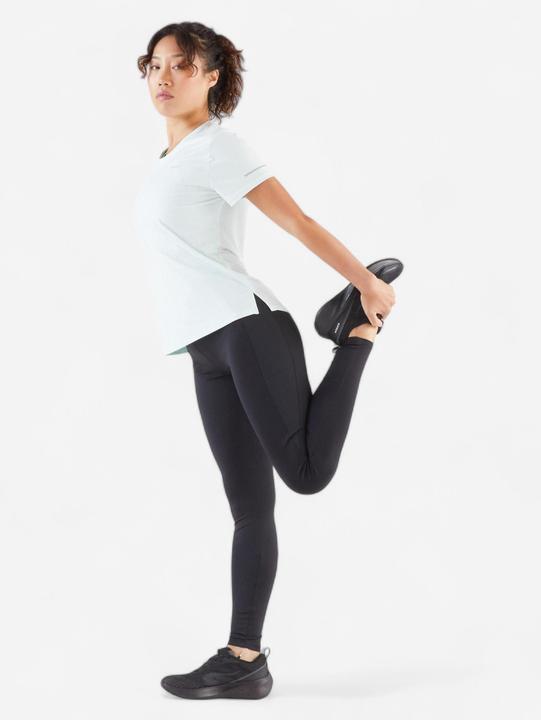 Actual product image Kiprun Lauftights lang Damen - 500 Comfort schwarz (W28/L31)