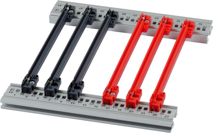 Schroff FUEHRUNGSSCH.ZUB.KIT 160T 2MM ROT (10ST)