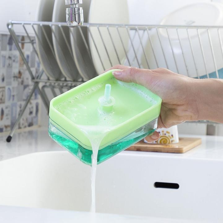 Produktbild InnovaGoods Spülmittelspender für Küchenschwamm