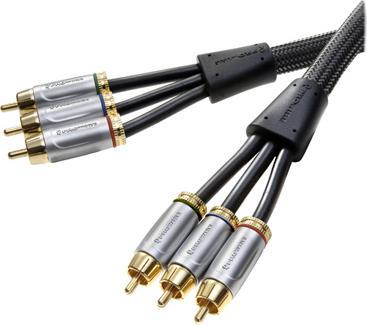 Image du produit Vivanco Connexion RCA Prowire YUV/RGB, 1.5m (1.50 m, Autre)