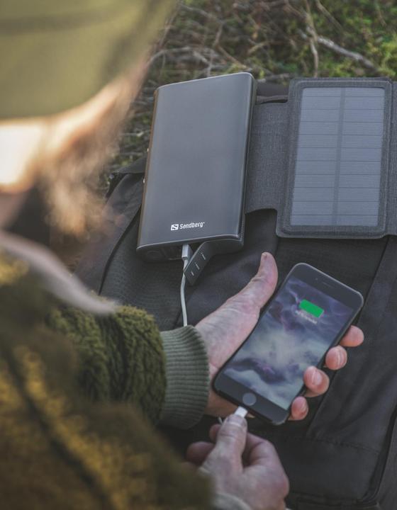 Actual product image Sandberg Solar 4-Panel (25000 mAh, 18 W, 92.50 Wh)