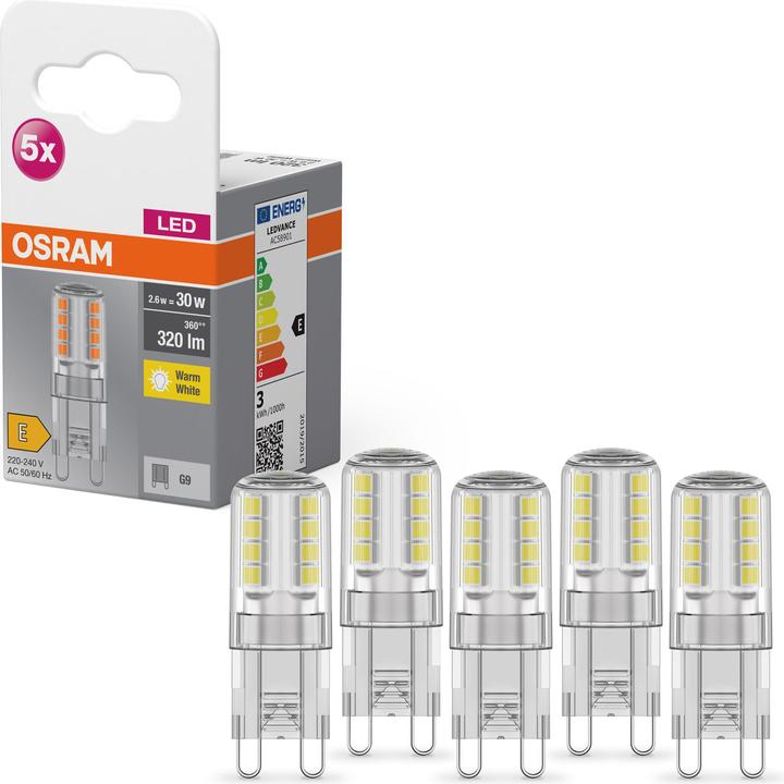 Produktbild Osram Led Base Pin G9 (G9, 2.50 W, 320 lm, 5 x, E)
