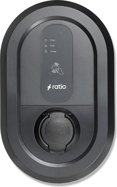 Produktbild Ratio Electric io6 Laadstation Socket 3 fase 16-32A (Typ 2, 22 kW, 32 A)