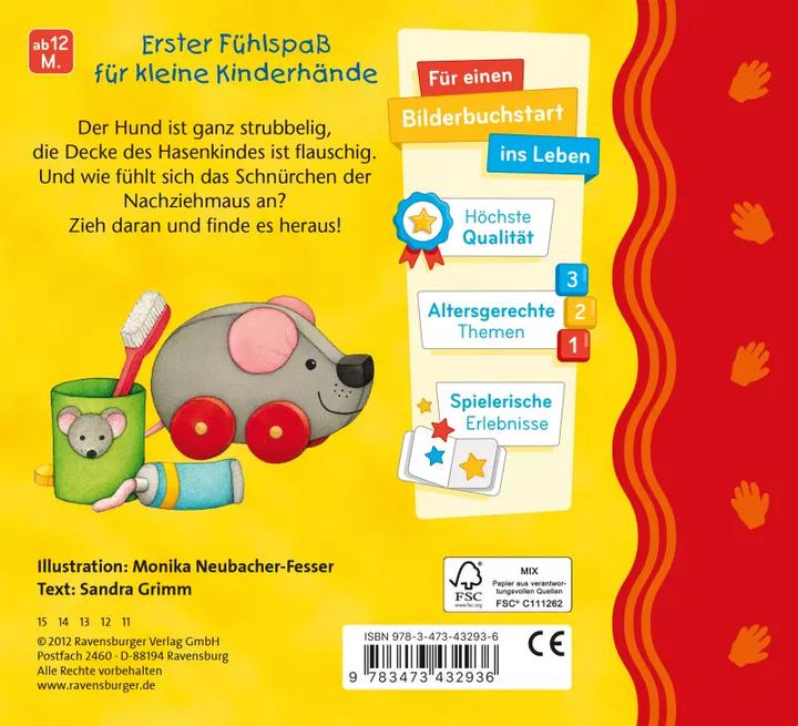 Image du produit Ravensburger Mein erstes Fühlbuch (Allemand)