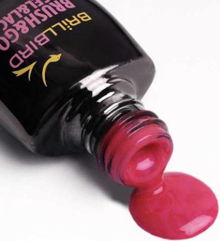 Produktbild BrillBird Brush & go Gel&lac GoGL 18 - 8ml (Gel-Effekt Nagellack)