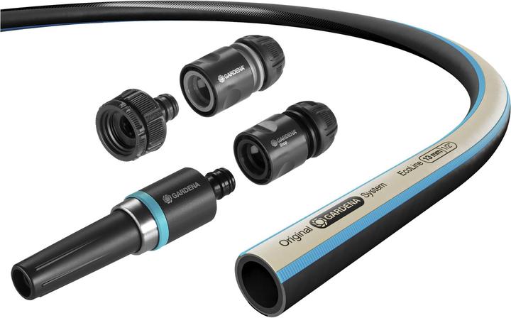 Actual product image Gardena EcoLine hose 13 mm 1/2 20 m with system parts (20 m, 13 mm)