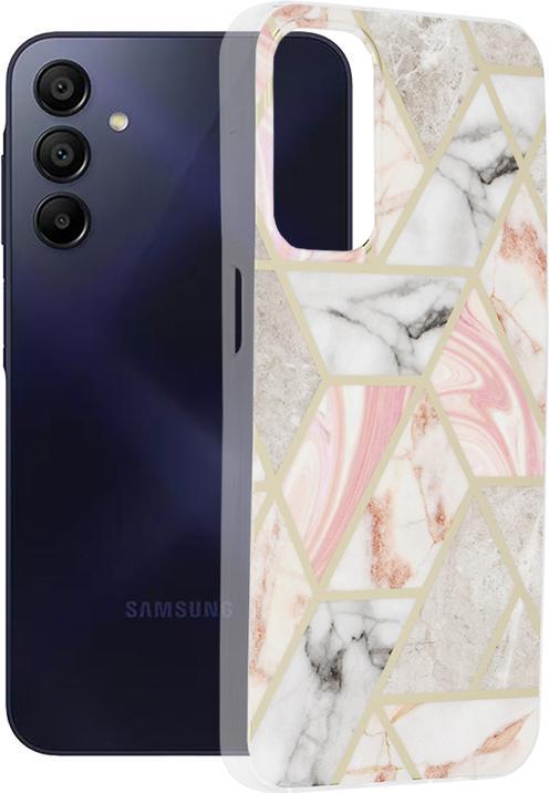 Image du produit Techsuit - Marble Series - Samsung Galaxy A15 4G / A15 5G - Pink Hex (Samsung Galaxy A15 5G, Samsung Galaxy A15)