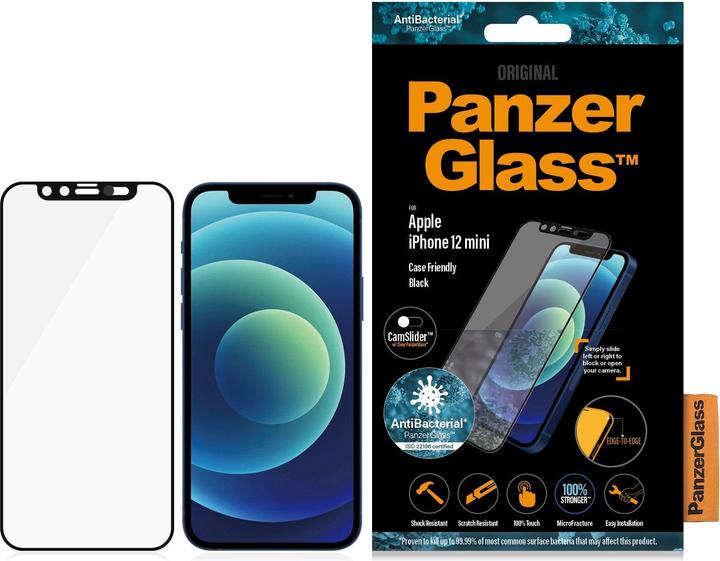 Produktbild PanzerGlass Case Friendly AB (1 Stück, Apple iPhone 12 mini)