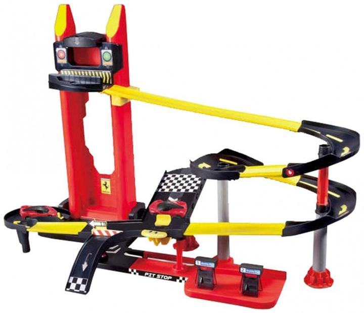 Image du produit Bburago 18/56668 Official Ferrari with toy car Metal track with elevator and gas station
