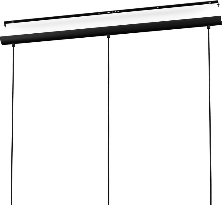 Produktbild EGLO Pendelleuchte NARICES 3x E27 Schwarz/Messing (E27, 0 lm)