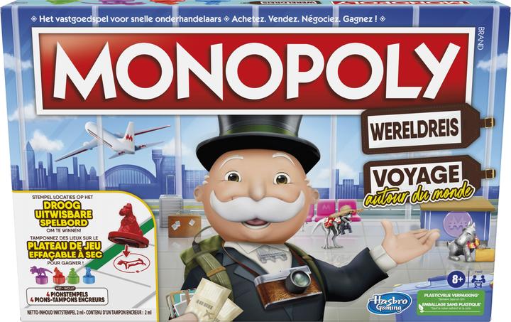 Image du produit Hasbro Gaming Monopoly Wereldreis (Français, Néerlandais)