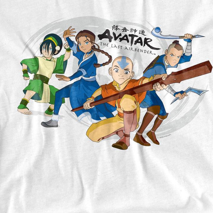 Actual product image Avatar: The Last Airbender Unisex Adult Group T-Shirt (L)