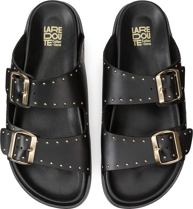 Produktbild La Redoute Collections Lederpantoletten mit Metallnieten (36)
