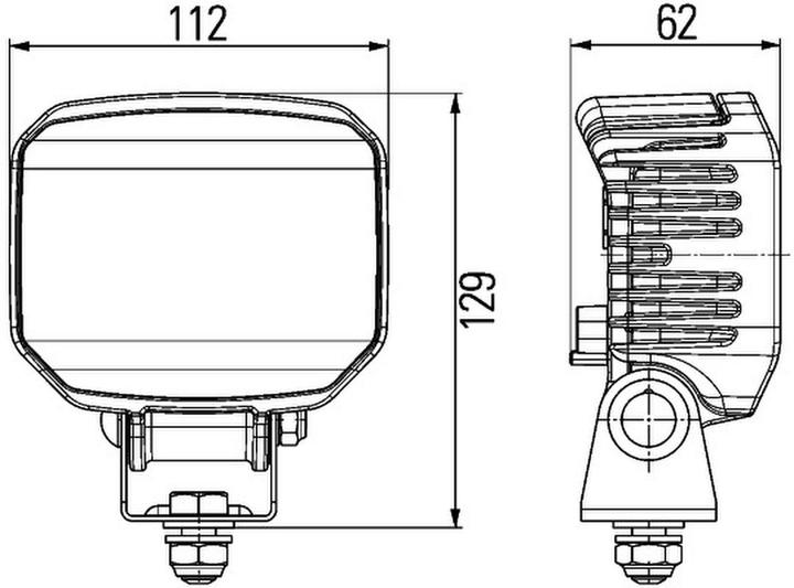 Actual product image Hella Worklight Power Beam LED