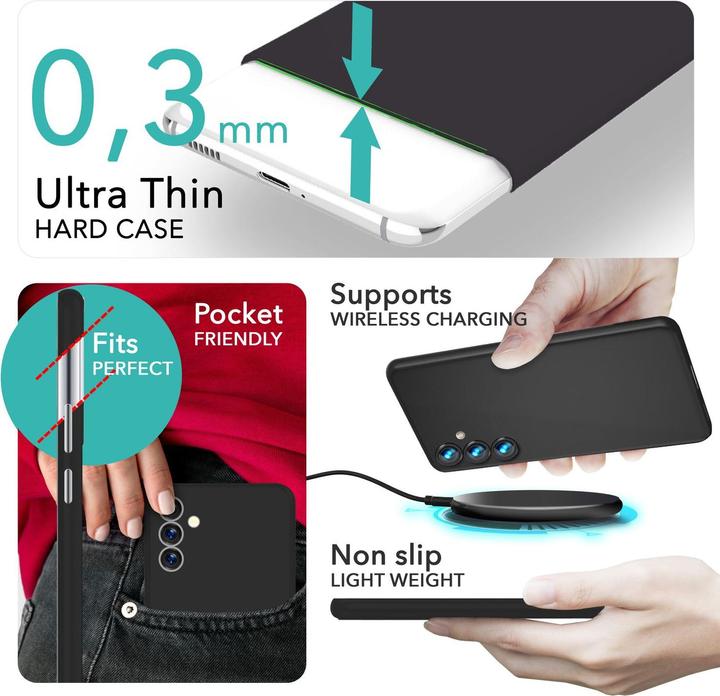 Produktbild Nalia Extrem Dünnes 0,3mm Mattes Hardcase (Samsung Galaxy S24+)