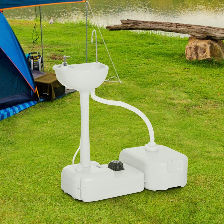 Actual product image Outsunny Camping washbasin with waste water tank (830 mm, 500 mm)