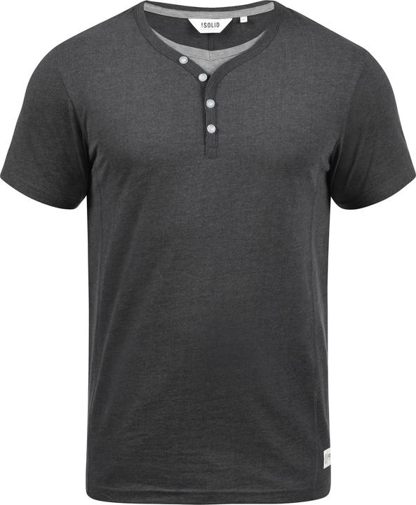 Immagine prodotto Solid Dorian T-Shirt A Maniche Corte Maglietta Da Uomo Con Collo Grandad (S)