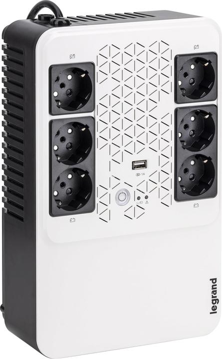 Actual product image Legrand UPS Keor Multiplug 600 AVR 4 + 2 FR 310083 (0.60 VA, 360 W, Line-interactive UPS)