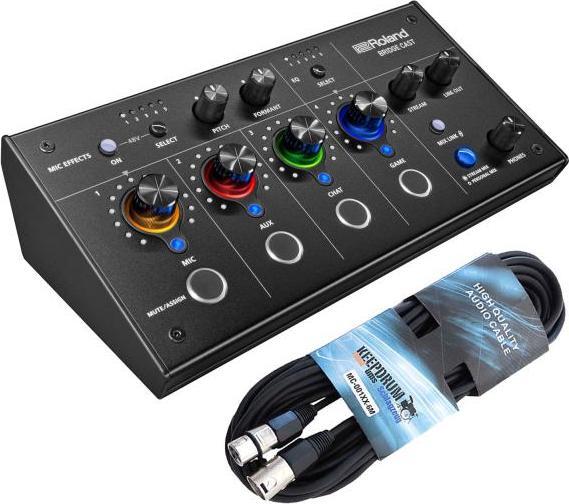 Actual product image Roland Bridge Cast Dual Bus Gaming Mixer with cable (Studio- and Livemixer)