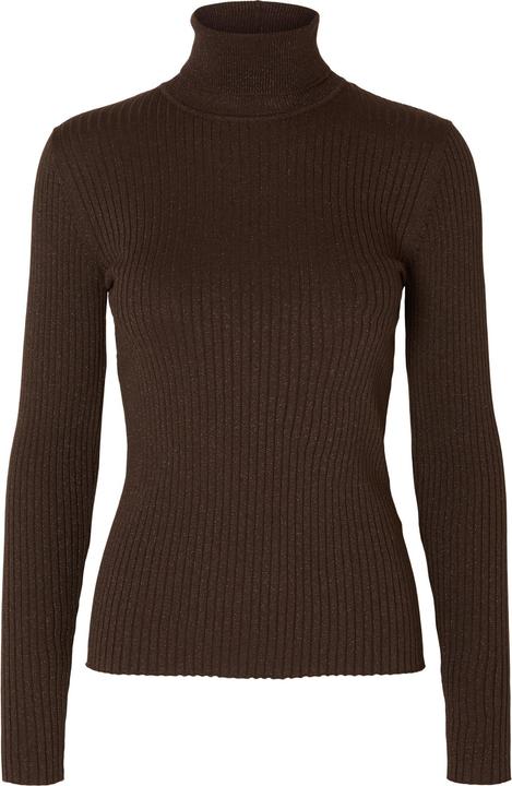 Selected Femme Ribbed Glitter Turtleneck Sweater (L)
