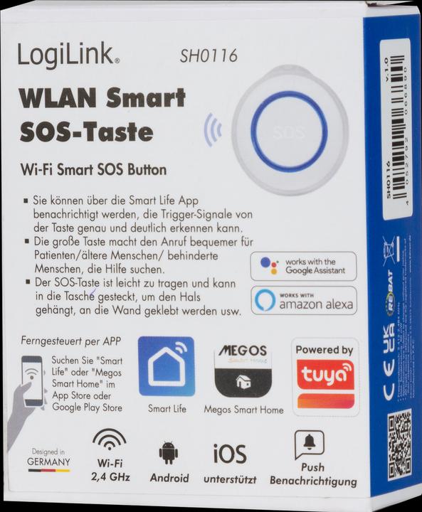 Produktbild LogiLink Smart Home Wi-Fi SOS Button