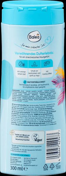Nährwerte und Zutaten dm Balea Balea After-Sun Duschgel - 300 Ml (300 ml)