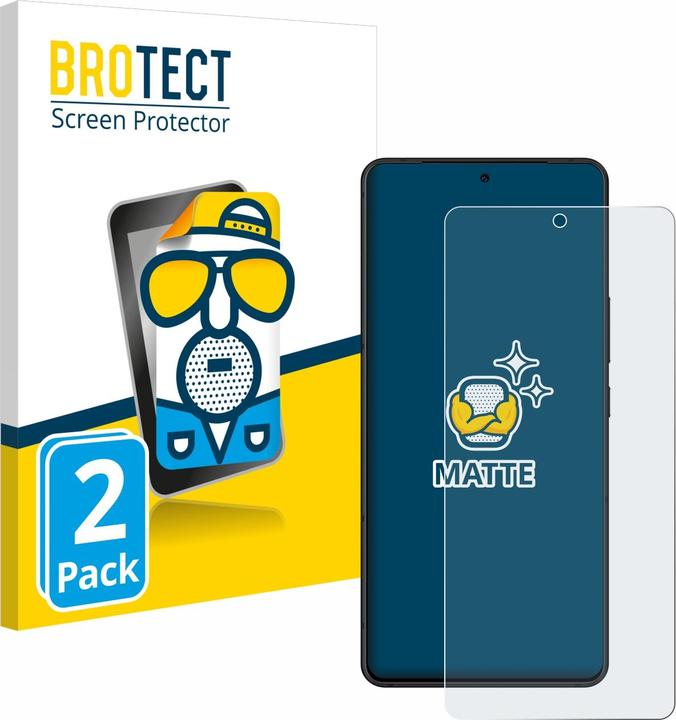 Actual product image BROTECT Anti-glare screen protector matt (2 Piece, Asus ROG Phone 8)
