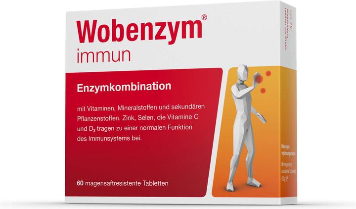 Immagine prodotto Wobenzym compresse immunitarie, 60 compresse (60 Pezzo/i, Pillole)