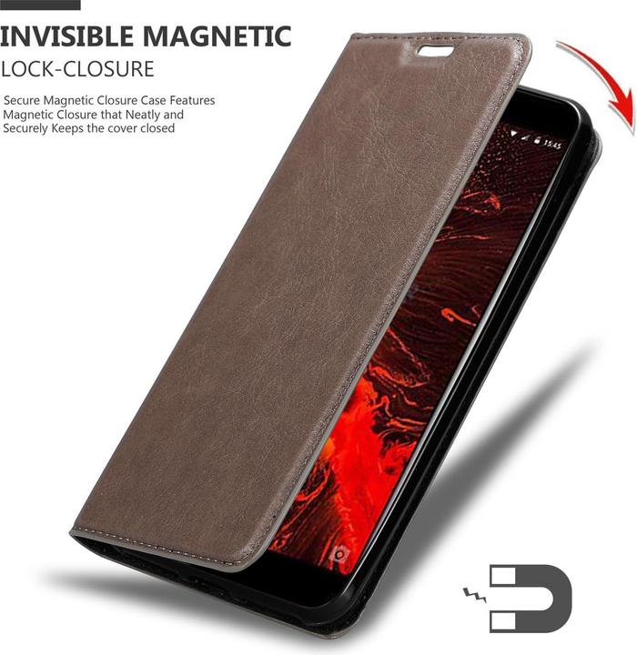 Image du produit Cadorabo Book Couverture magnétique invisible (Lenovo S5 (2018))