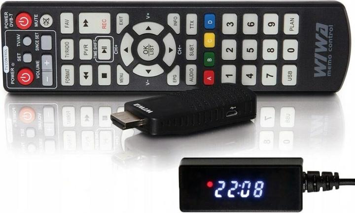 Produktbild Wiwa TUNER DVBTT2 H265 MINI LED (DVB-T2, DVB-T)