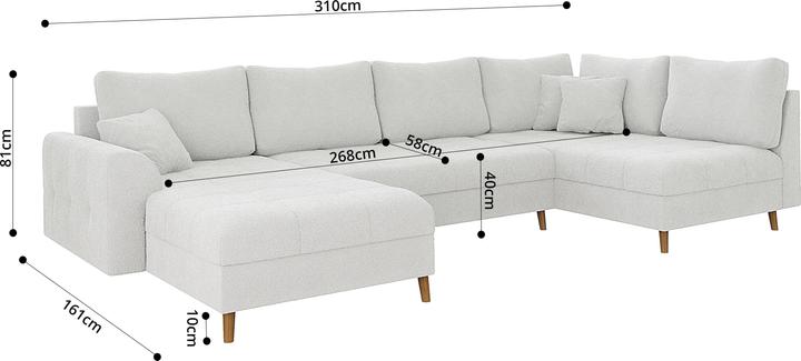 Actual product image Ropez Ariella (Sofa landscape)