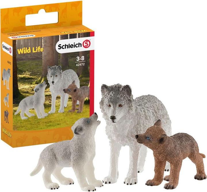 Immagine prodotto Schleich Mamma lupo con i cuccioli