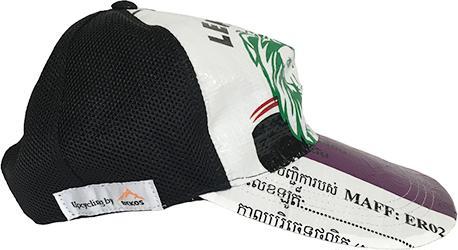 Image du produit Bekos Upcycling - casquette de baseball en sac de riz recyclé Lion (Taille unique)