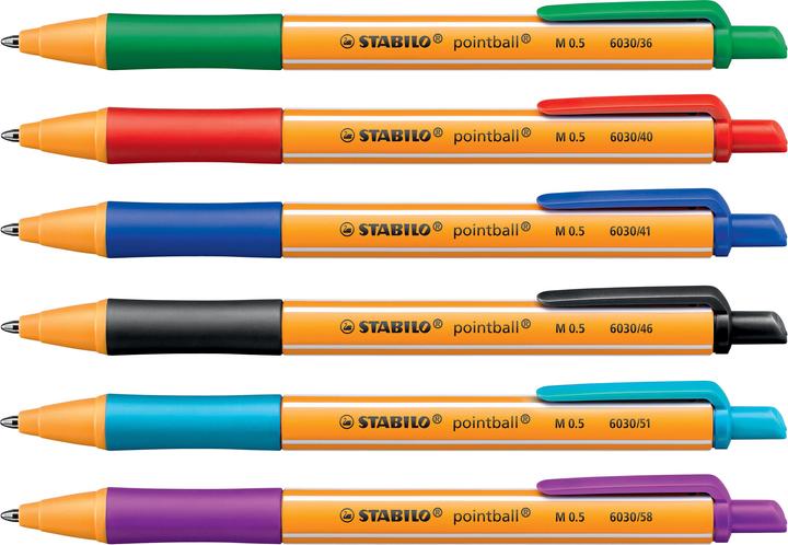 Actual product image STABILO Pointball (Assorted, 6 x)