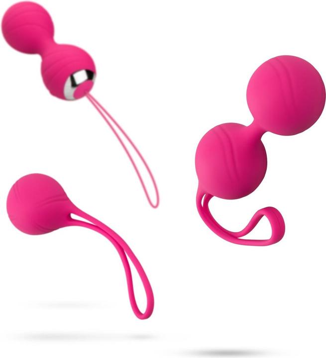 Image du produit Easytoys Ensemble de boules de Kegel avec télécommande - Rose