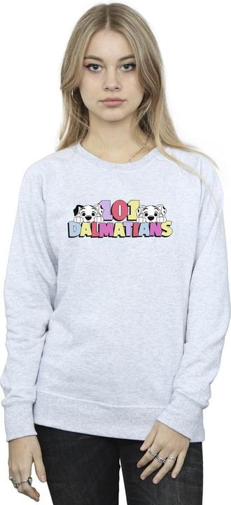 Actual product image Disney Womens/Ladies 101 Dalmatians Multi Colour Sweatshirt (M)
