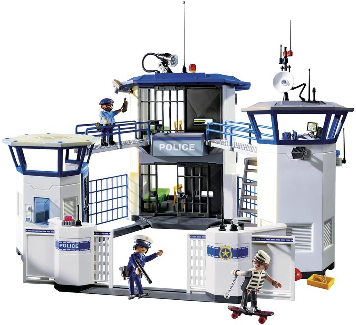Image du produit Playmobil Commissariat de police avec prison (6872, Playmobil City Action)