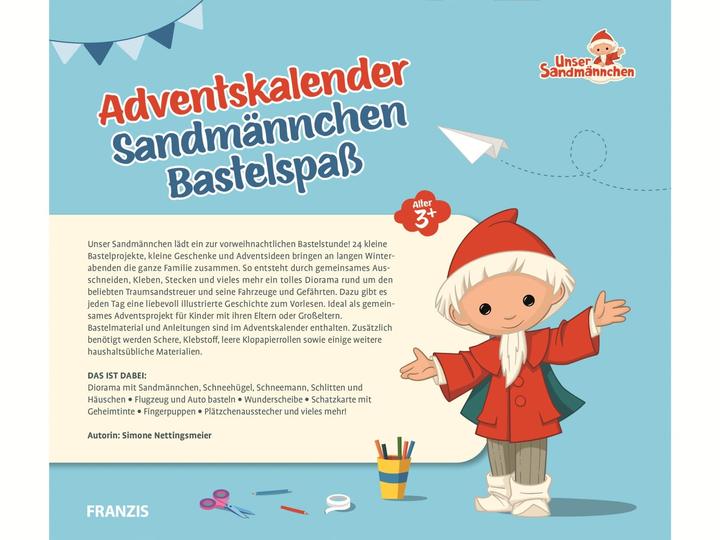 Produktbild Franzis Sandmännchen Bastelspass