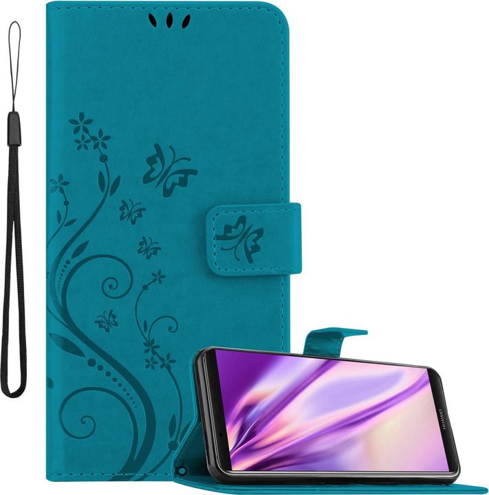 Actual product image Cadorabo Flower Book Case for Huawei MATE 10 PRO (Mate 10 Pro)