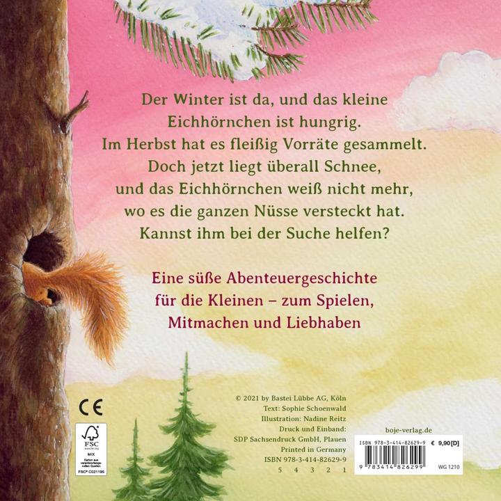 Productafbeelding Wo ist die Nuss? (Duits, Sophie Schoenwald, 2021)