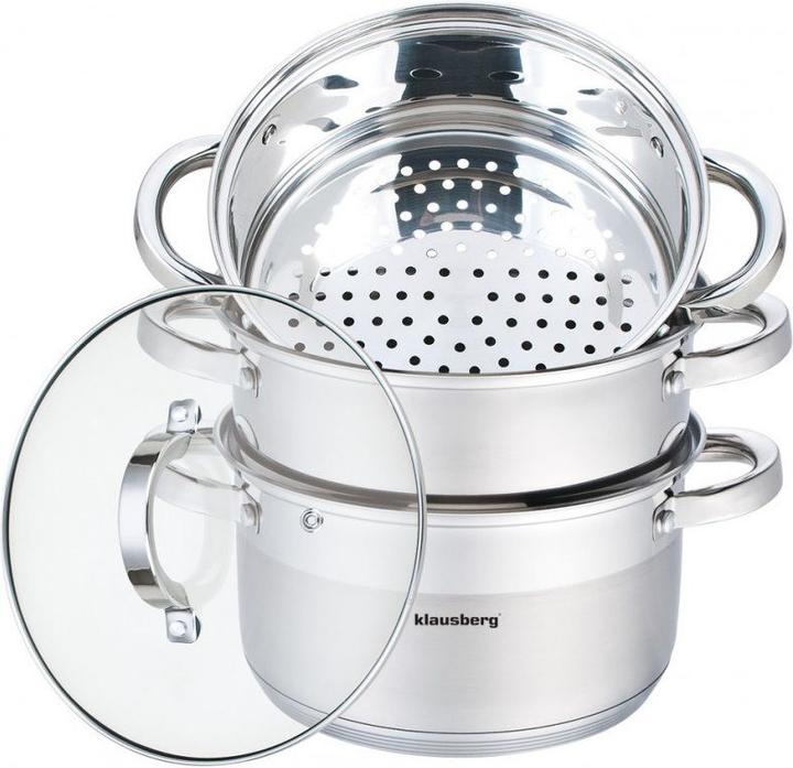Produktbild Klausberg STEAM POT 4 ELEM. 20cm KB-7139 (Dampfkochtopf, Edelstahl)