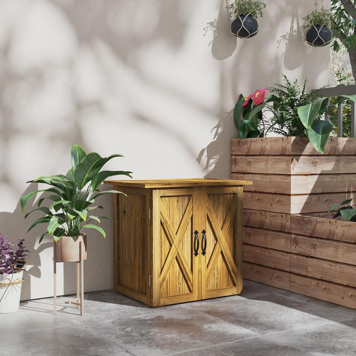 Image du produit Outsunny Armoire de jardin à double porte